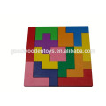 Personalizado Tetris Maze Game Brinquedo educativo de madeira Tetris Brinquedos clássicos de madeira clássica